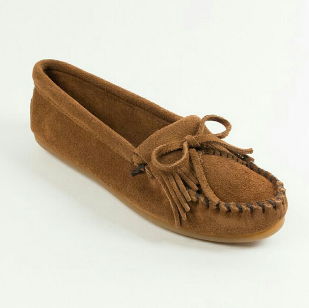 Minnetonka Kilty Hardsole Moccasin